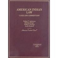 American Indian Law by Anderson, Robert T., 9780314177322