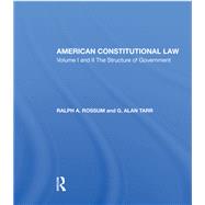 American Constitutional Law 8E, 2-VOL SET by Ralph A. Rossum, 9780367007331