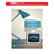 Fundamentals of Statistics by Sullivan, Michael, 9780136807346