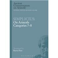 Simplicius: On Aristotle Categories 7-8 by Fleet, Barrie, 9781472557346