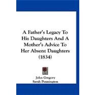 A Father's Legacy to His Daughters and a Mother's Advice to Her Absent Daughters by Gregory, John; Pennington, Sarah, 9781120217356