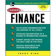 Careers in Finance by Ring, Trudy, 9780071437363