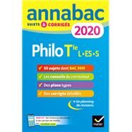 Annales Annabac 2020 Philosophie Tle L, ES, S by Sabrina Cerqueira; Didier Guimbail; Stphanie Ronchewski-Degorre, 9782401057364
