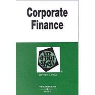 Corporate Finance in a Nutshell by Haas, Jeffrey J., 9780314147370