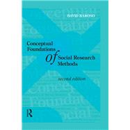 Conceptual Foundations of Social Research Methods by Baronov,David, 9781594517372