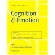 The Psychology of Implicit Emotion Regulation: A Special Issue of Cognition and Emotion by Koole; Sander L., 9781848727373