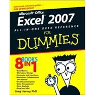 Excel 2007 All-In-One Desk Reference For Dummies by Harvey, Greg, 9780470037386