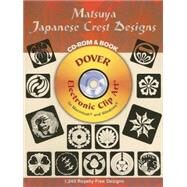 Matsuya Japanese Crest Designs CD-ROM and Book by Matsuya Company, 9780486997391