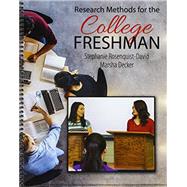 Research Methods for the College Freshman by Miller, Stephanie; Decker, Marsha, 9781524937393