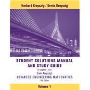 Advanced Engineering Mathematics, Student Solutions Manual, 10th Edition by Kreyszig, Herbert; Kreyszig, Erwin, 9781118007402