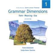 Grammar Dimensions 1 Form, Meaning, Use by Larsen-Freeman, Diane, 9781413027402