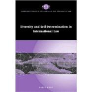 Diversity and Self-Determination in International Law by Karen Knop, 9780521067409