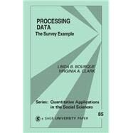 Processing Data The Survey Example by Linda B. Bourque; Virginia A. Clark, 9780803947412