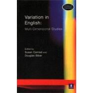 Variation in English: Multi-Dimensional Studies by Biber; Douglas, 9780582307414