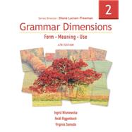 Grammar Dimensions 2 Form, Meaning, Use by Larsen-Freeman, Diane, 9781413027419