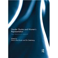 Gender Quotas and Women's Representation: New Directions in Research by Krook; Mona Lena, 9781138907423