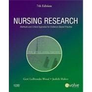 Nursing Research: Methods and Critical Appraisal for Evidence-Based Practice by Lobiondo-Wood, Geri; Haber, Judith, 9780323057431