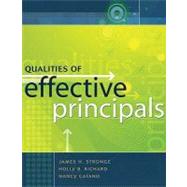 Qualities of Effective Principals by Stronge, James H.; Richard, Holly B.; Catano, Nancy, 9781416607441