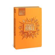The Action Bible Study Bible ESV, Leathersoft, Orange, Full Color by Unknown, 9780830787456