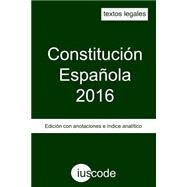 Constitucin Espaola 2016 / Spanish Constitution 2016 by Moya, Pau David Ruiz, 9781523217465
