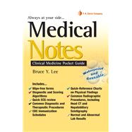 Medical Notes Clinical Medicine Pocket Guide by Lee, Bruce Y., 9780803617469