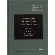 Contracts by Kuney, George W.; Lloyd, Robert M., 9780314267481