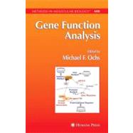 Gene Function Analysis by Ochs, Michael F., 9781617377488