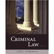 Criminal Law by Samaha, Joel, 9780495807490