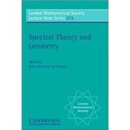 Spectral Theory and Geometry by Edited by E. Brian Davies , Yuri Safarov, 9780521777490