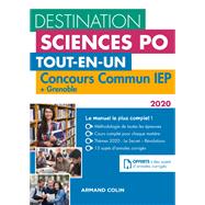 Destination Sciences Po - Concours commun IEP 2020   Bordeaux   Grenoble by Dimitri Delarue; Sophie Gallix; Laurent Gayard, 9782200627492