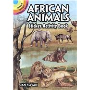 African Animals Sticker Activity Book by Sovak, Jan, 9780486407494