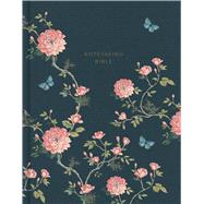 CSB Notetaking Bible, Expanded Reference Edition, Navy/Floral Cloth Over Board by CSB Bibles by Holman, 9798384557494