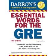 Barron's Essential Words for the GRE by Geer, Phillip, 9781438007496