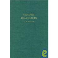 Riemann's Zeta Function by Edwards, Harold M., 9780122327506