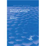 The Province of Jurisprudence Determined by John Austin by Campbell, David; Thomas, Philip A., 9780367027506