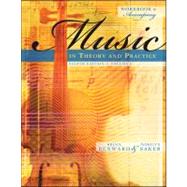 Workbook t/a Music in Theory and Practice, Volume I by Benward, Bruce; Saker, Marilyn, 9780073127507