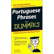 Portuguese Phrases For Dummies by Keller, Karen, 9780470037508