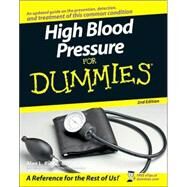 High Blood Pressure for Dummies by Rubin, Alan L., 9780470137512