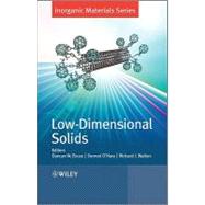 Low-dimensional Solids by Bruce, Duncan W.; O'Hare, Dermot; Walton, Richard I., 9780470997512