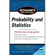 Schaum's Easy Outline of Probability and Statistics, Revised Edition by Schiller, John; Srinivasan, A.; Spiegel, Murray, 9780071777513