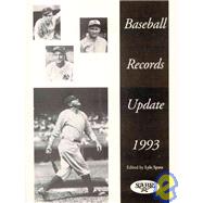 Baseball Records Update 1993 by Spatz, Lyle, 9780910137515