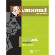Emanuel Law Outlines for Contracts by Emanuel, Steven L., 9781543807516