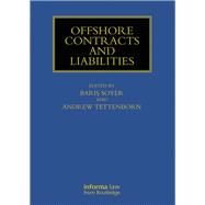 Offshore Contracts and Liabilities by Soyer; Baris Professor, 9780415737517