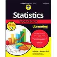 Statistics Workbook For Dummies with Online Practice by Rumsey, Deborah J., 9781119547518