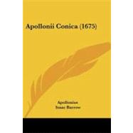 Apollonii Conica by Apollonius, Rhodius; Barrow, Isaac, 9781104617523