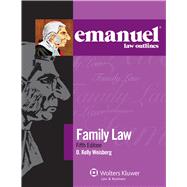 Emanuel Law Outlines for Family Law by Weisberg, D. Kelly, 9781543807523