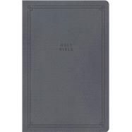 CSB Large Print Personal Size Reference Bible, Value Edition, Easy-to-Read Optimal Type, Charcoal LeatherTouch by CSB Bibles by Holman, 9798384557531