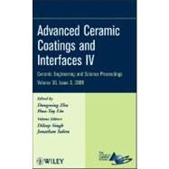 Advanced Ceramic Coatings and Interfaces IV, Volume 30, Issue 3 by Zhu, Dongming; Lin, Hua-Tay; Singh, Dileep; Salem, Jonathan, 9780470457535