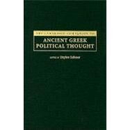 The Cambridge Companion to Ancient Greek Political Thought by Edited by Stephen Salkever, 9780521867535