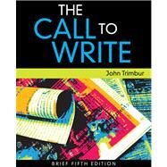 The Call to Write, Brief Edition by Trimbur, John, 9780495897538